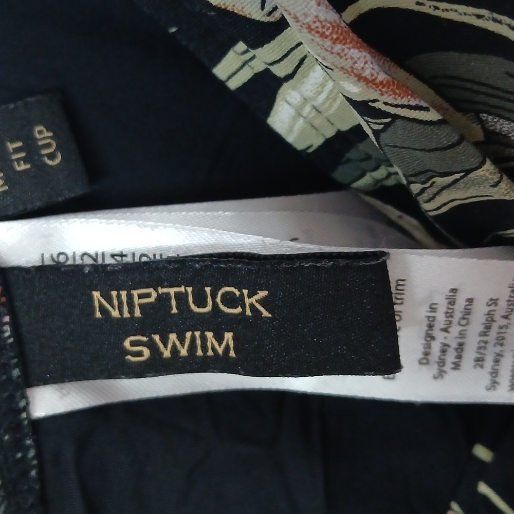 NWOT Nip Tuck Fern Gully Joanne one piece swimsuitsize 16 - Picture 7 of 9
